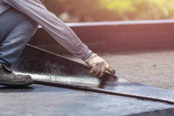 Professional Emergency Waterproofing technician working in Chester, PA